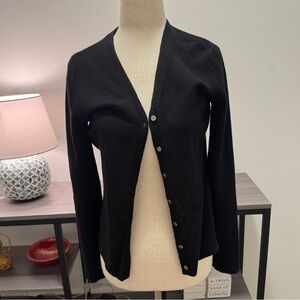 Banana Republic 100% Cashmere Cardigan – Black – Size Small